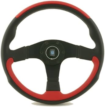 Amazon | NARDI(ナルディ) LEADER(リーダー) ブラック/レッドレザー Amazon | NARDI(ナルディ) LEADER(リーダー) ブラック/レッドレザー